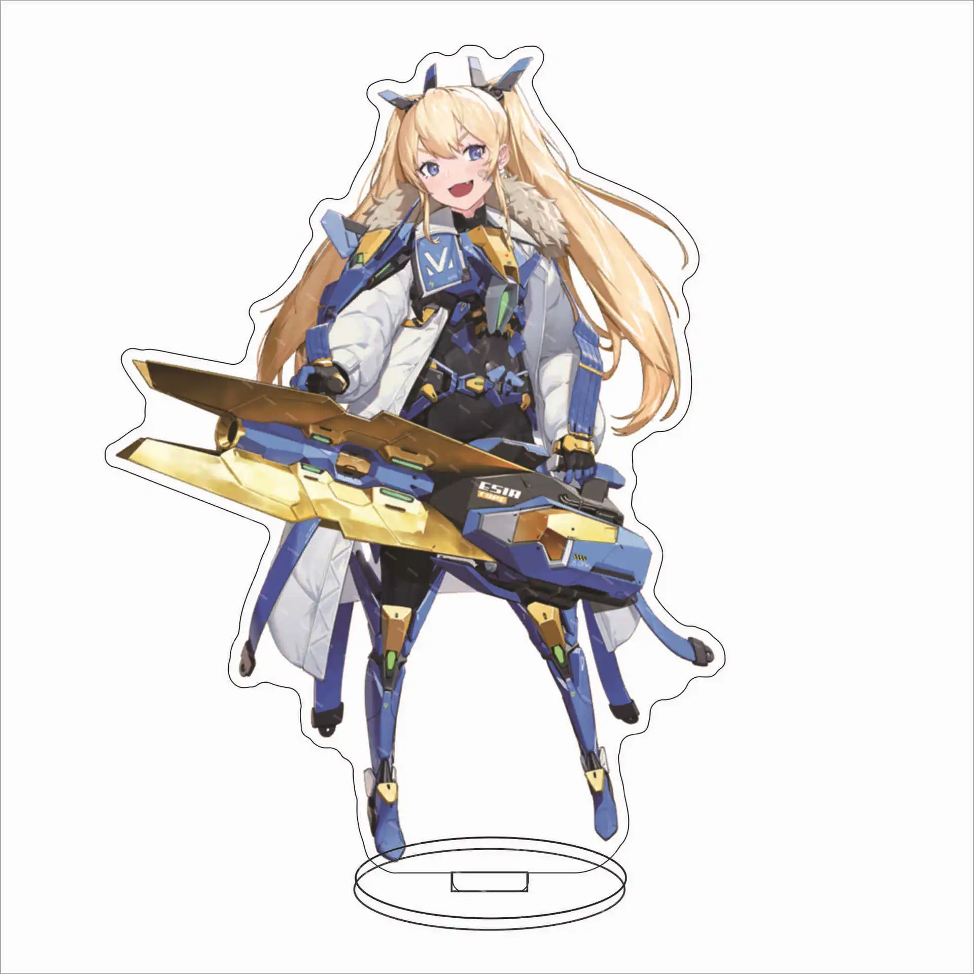 New Anime NIKKE The Goddess of Victory Stand Acrylic Figure Emma Miranda Standing Model Plate Desktop Cosplay Gift 15CM
