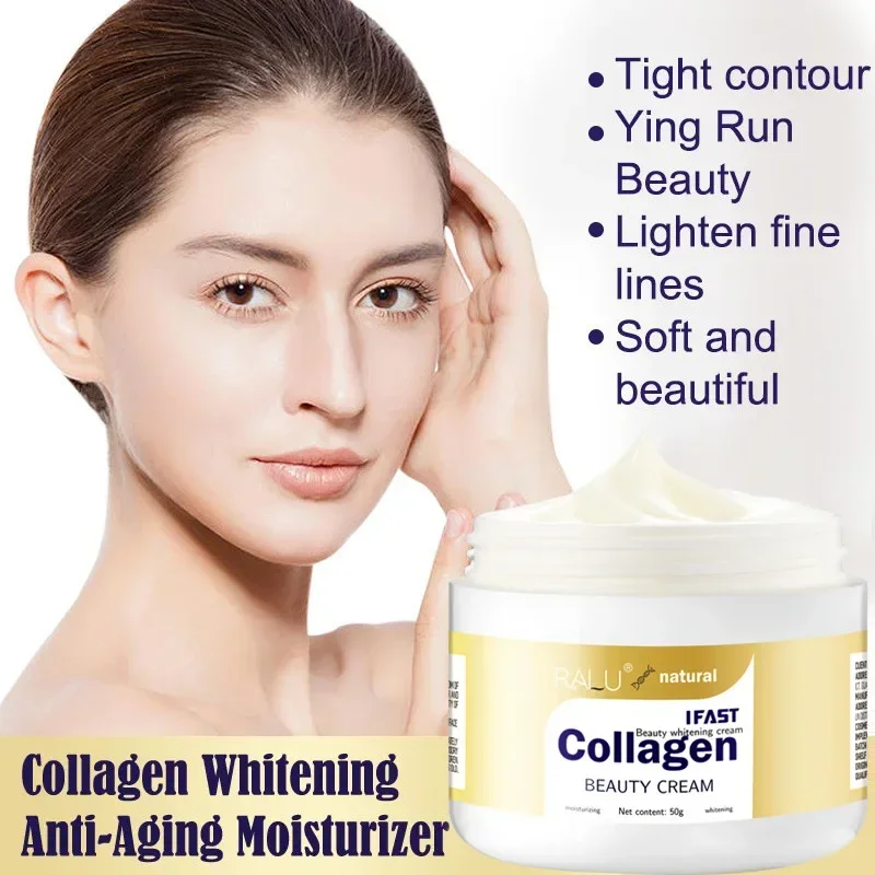 Collagen Face Cream Firming Anti Wrinkle Anti Aging Dark Spot Remover For Face Serum Whitening Cream Face Creams Skin Care