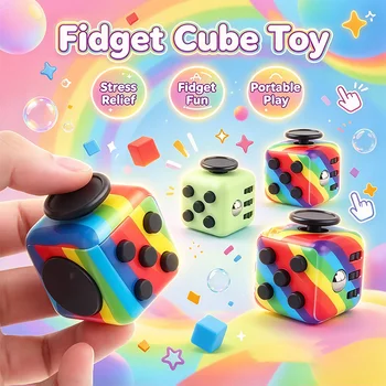 Portable Six-Sided Fidget Cube 1