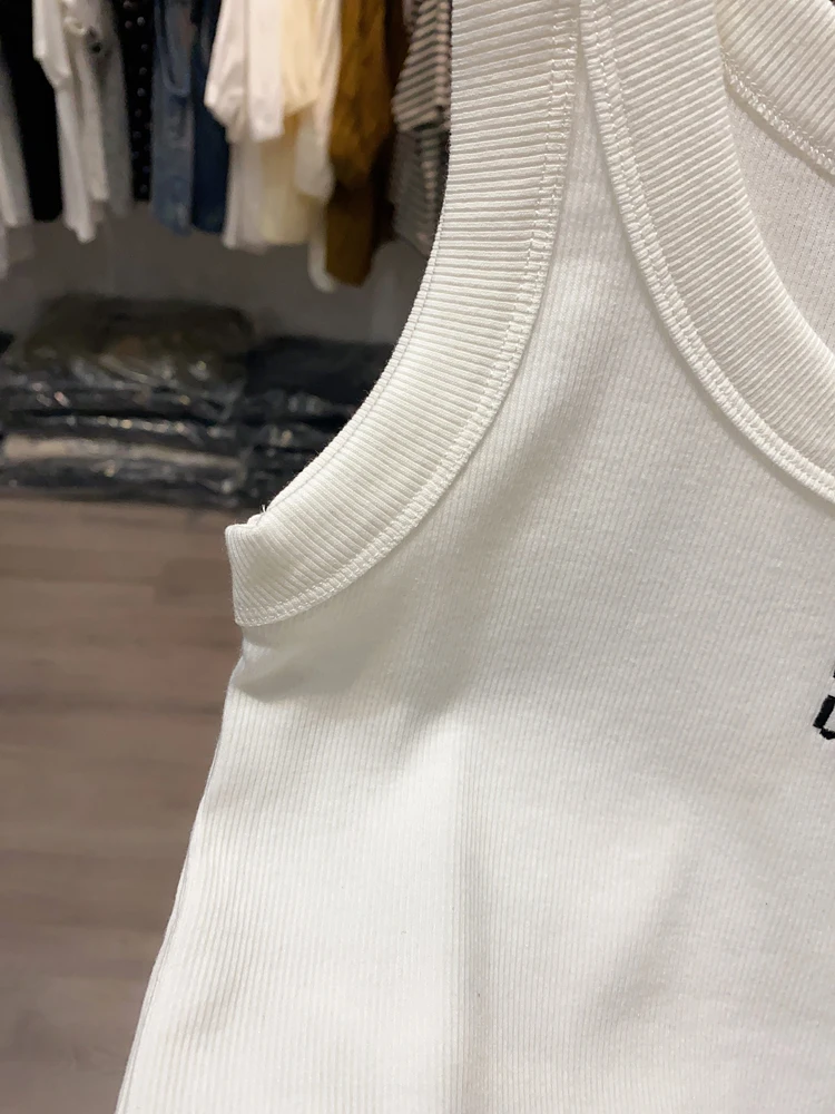 Super Cool Camisole for Girls to Wear Inside, New Summer Outer Wear, Sleeveless Slimming Look Sweet and Spicy Top image 4