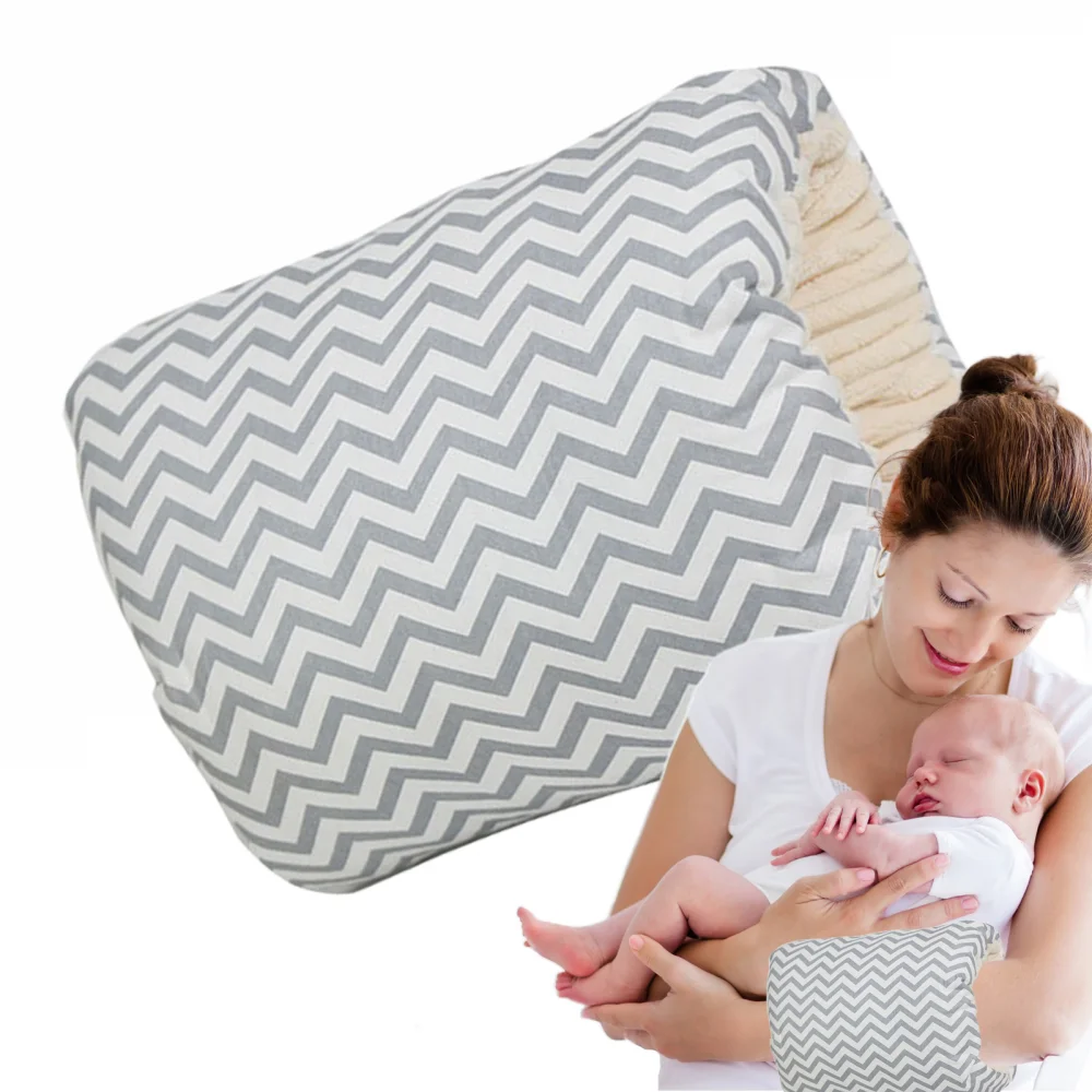 Almohada de lactancia para bebé, soporte suave para la cabeza, cómoda, ideal para alimentar biberones