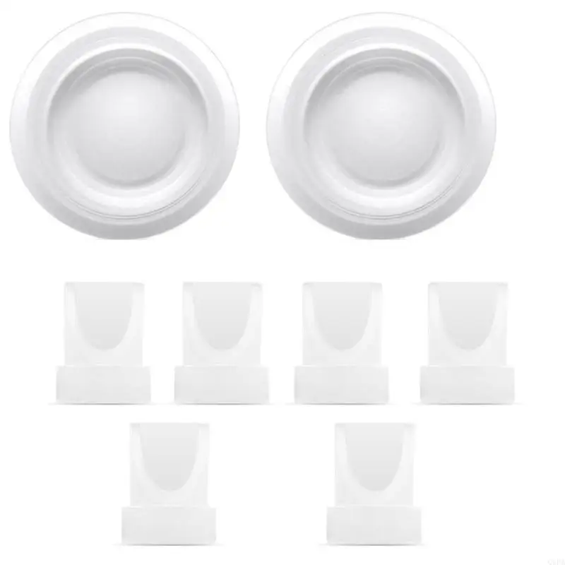   Replacement Pump Part for Indoor Outdoor Wearable Breast Pump Accessories Duckbill Valves Diaphragm for V1/V2