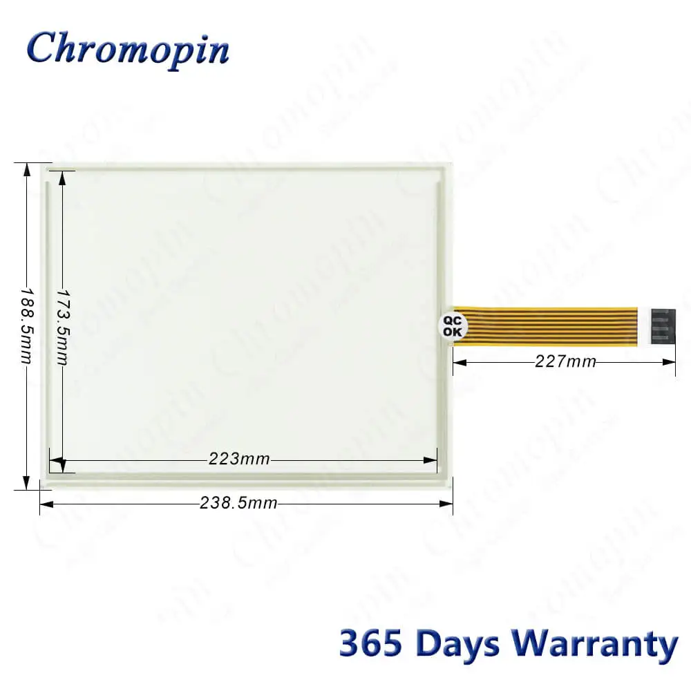 Touch Screen Panel Glass Digitizer for AB 2711E-T10C15 2711E-T10C6 Touchscreen