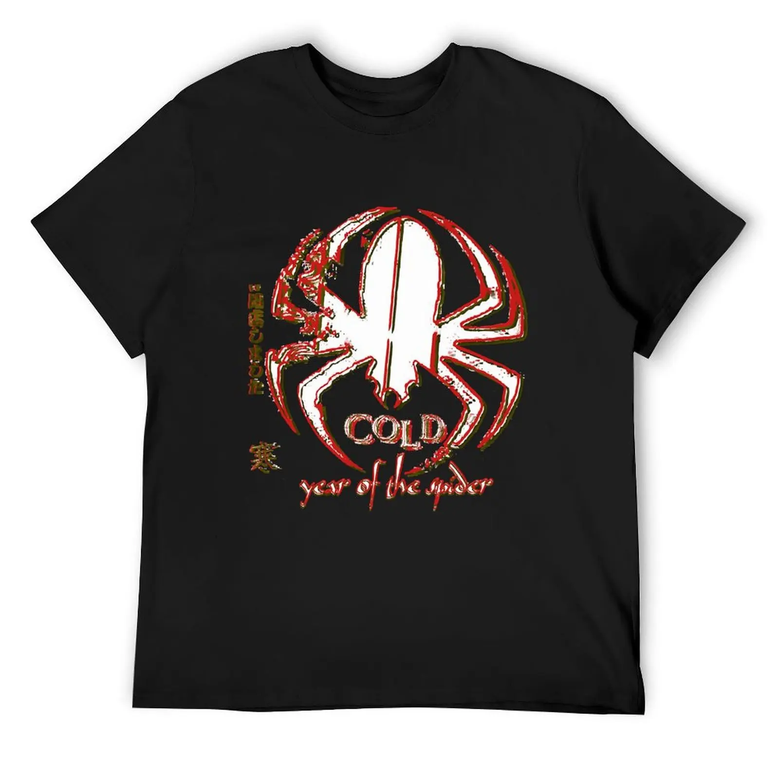 

Cold Band Year Of The Spider Distressed Artwork T-Shirt blanks korean fashion oversized t shirt cotton t shirt men