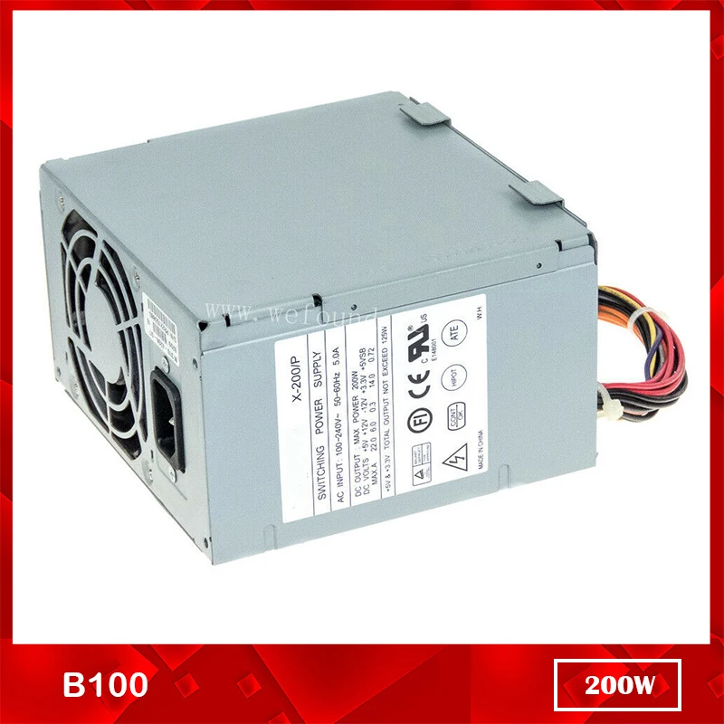 

100% Test For Power Supply For SUN B100 370-4206-01 200W MITAC X-200/P Work Good