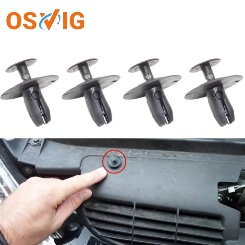 20 قطعة OE #   6997TZ 699783 مصدات السيارات، أغطية المحرك، تنطبق على بيجو 206، 207، 307، 308؛ سيتروين C2، C3، C4، C6؛