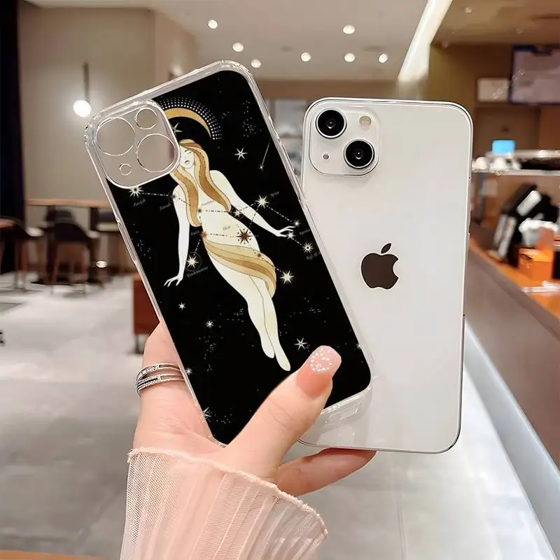 Witch Moon Tarot Mystic Totem Phone Case Ultra Thin Clear For Iphone 11 12 13 Xr X Xs Max Mini Pro Max Se 6 6 S 7 8 Plus 2020