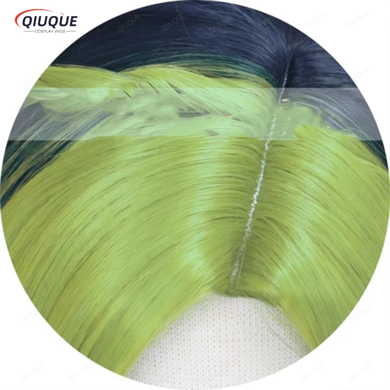 High Quality Jolyne Cujoh Kujo Cosplay Wig Anime JoJo's Bizarre Adventure Golden Wind Buns Braids Cos Hair Wigs + Free Wig Cap