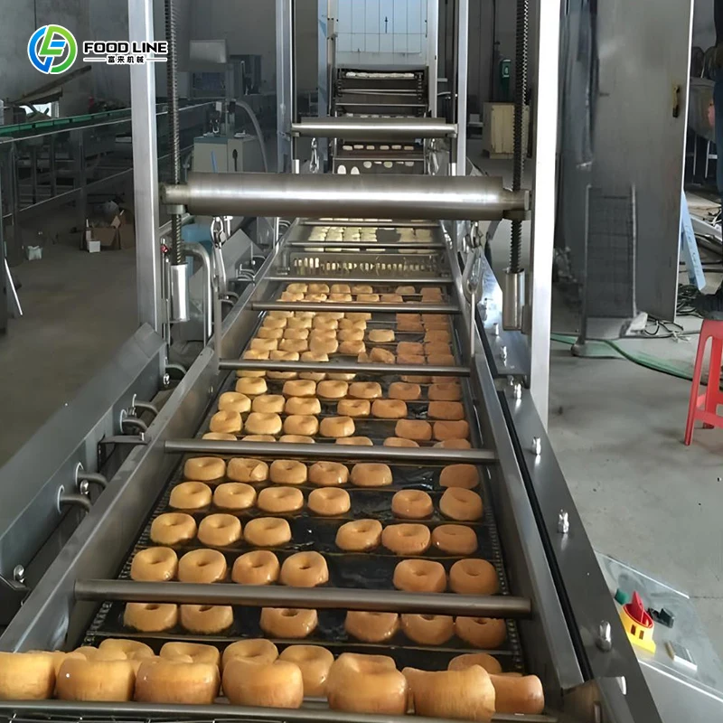 FOODLINE Customized Best Commercial Automatic Mini Donut Maker Single Row Snack Machine for Efficient Baking