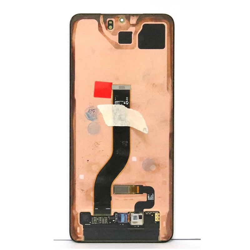 Super AMOLED S20 Plus LCD For SAMSUNG Galaxy G985F Display S20 LCD Touch Screen Digitizer Assembly Repair Parts with Back Cover