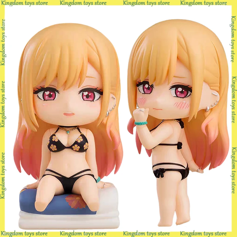 

В наличии My Dress Up Darling Marin Kitakawa аниме фигурки Q версия Nendoroid милая Коллекционная модель настольные украшения игрушки подарок