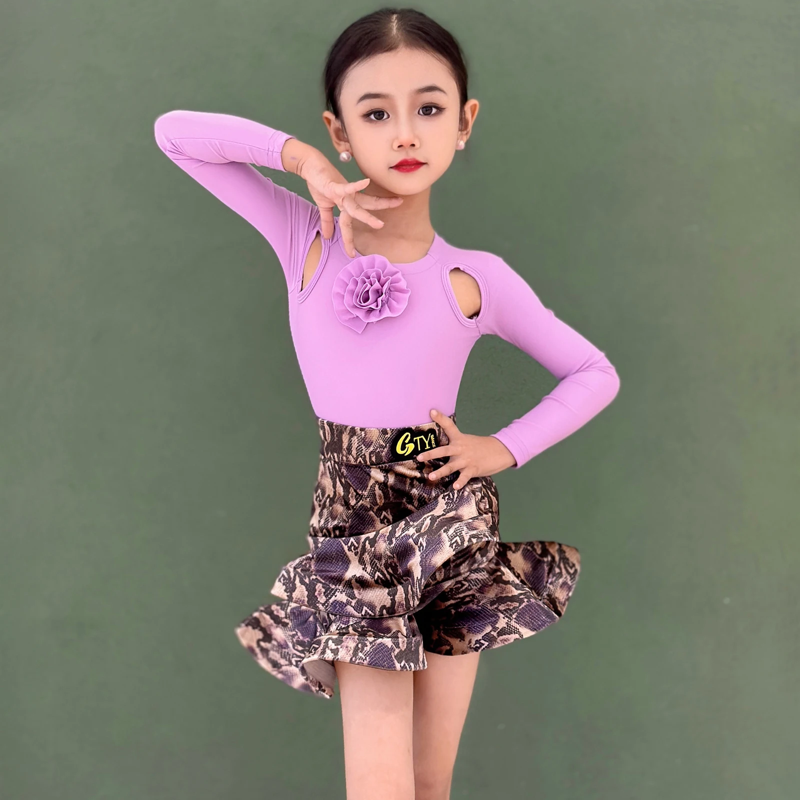 Strój do tańca Samba Tango dla dziewcząt, sukienka do tańca Salsa Latin, spódnica do tańca dla dziewcząt, sukienka balowa, standardowa sukienka do ćwiczeń latynoamerykańskich dla dzieci.