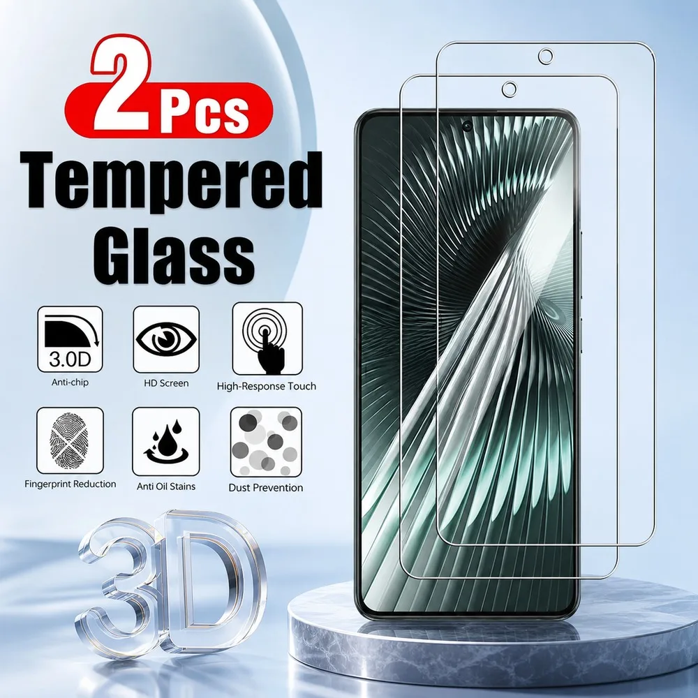2PCS Tempered Glass For Oppo Reno16 5G Reno16 F 5G Reno16 FS 5G Reno16 Pro 5G Screen Protector For Oppo Reno 16c Reno15 Reno15 F