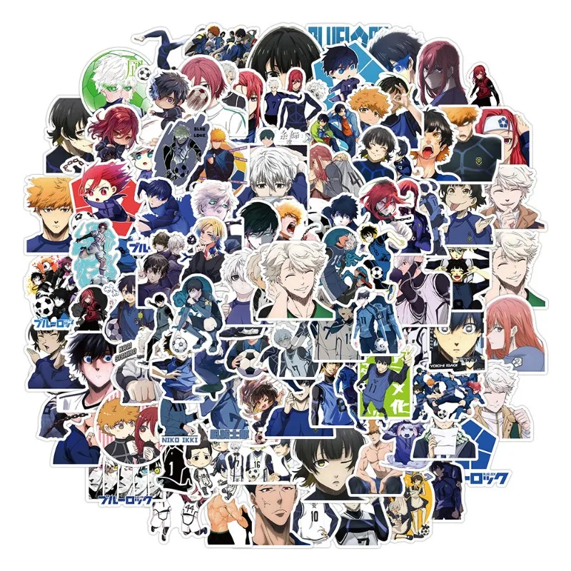 100/50/30PCS Isagi Yoichi Chigiri Hyoma Bachira Meguru Kuon Wataru Popular Anime Peripheral Graffiti Luggage Guitar Stickers