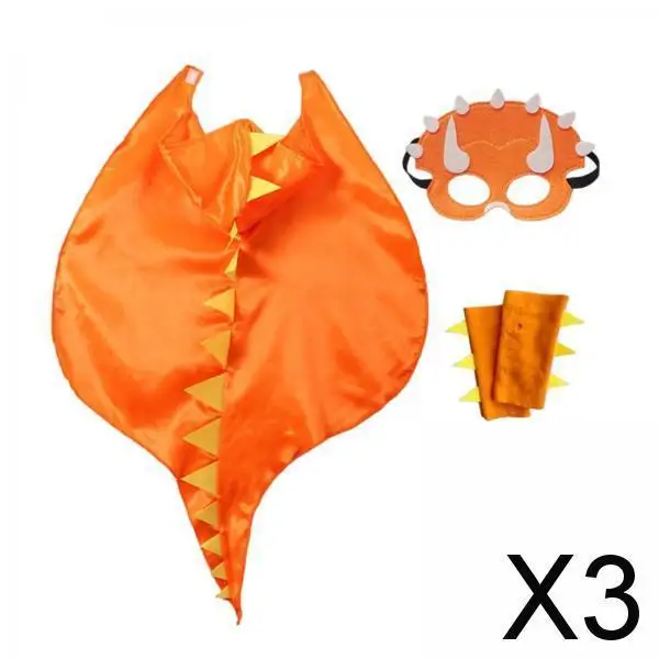 Disfraz de dragón, conjunto de capa de felpa, traje de Cosplay de dibujos animados para fiesta de Halloween, puesta en escena, adultos y niños