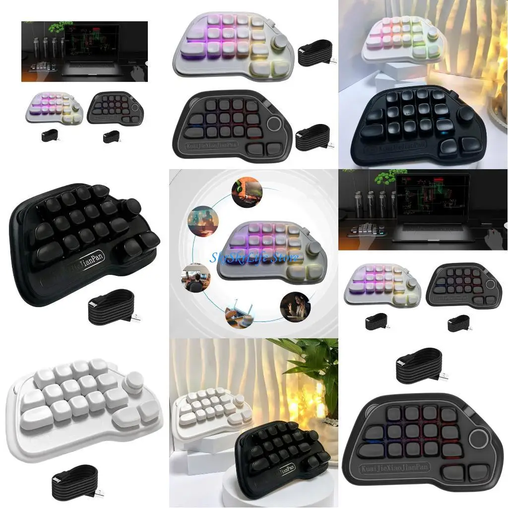 

E65E 17 Ключ беспроводной клавиатуры программируемой клавиатуры беспроводной с освещением с освещением