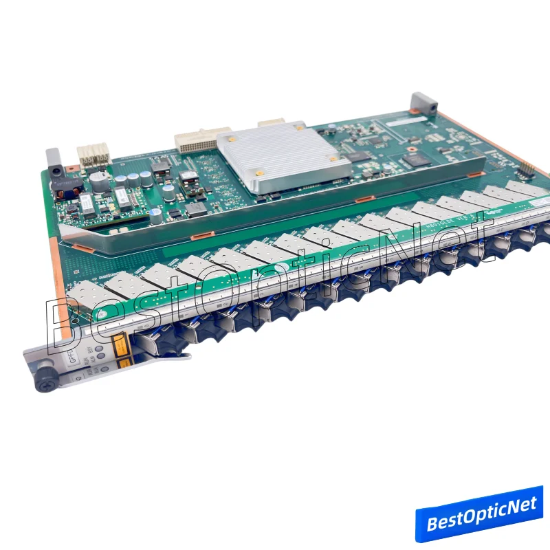 Used Huawei H805GPFD GPFD 16 port GPON Interface board card With C+ or C++ SFP For MA5608T MA5603T MA5600T MA5683T MA5608T OLT