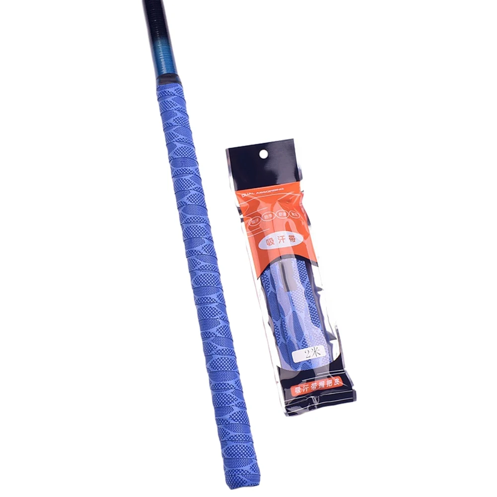 Practical Non Slip Grip Strap Functional Texture Perfectly fits Fishing Rods Tennis Badminton Bikes and Steering Wheels