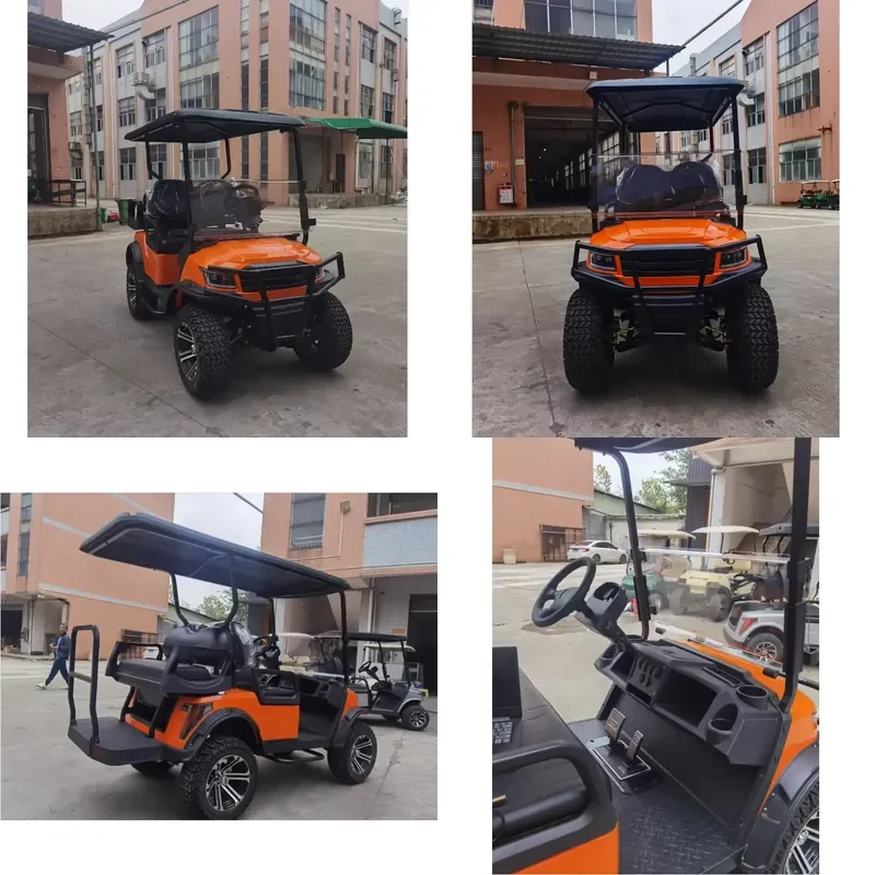 Electric Golf Carts with Aluminum Frame 48v 72v 6.3kw Motor