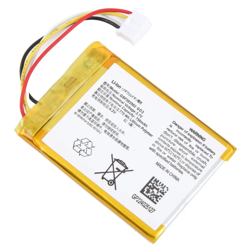 For JBL Go 3 GSP383562 G03 750mAh Battery Replacement