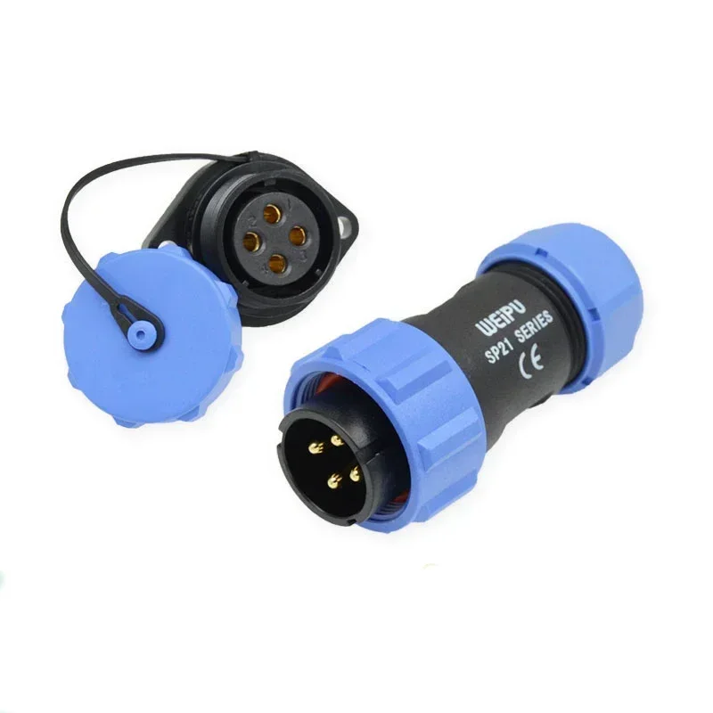 WEIPU Charger SP2110/P+SP2113/S Outdoor Plastic Waterproof Power Connector 2 3 4 5 6 7 8 9 12 15pin Automotive IP68 SP21 Adapter