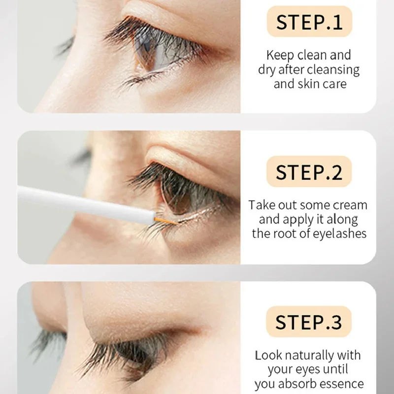 Natural Eyelash Enhancer, Soro Sobrancelha, Fuller, Mais Espesso, Curling, Solução de Crescimento, Alongar, Cosmético Coreano