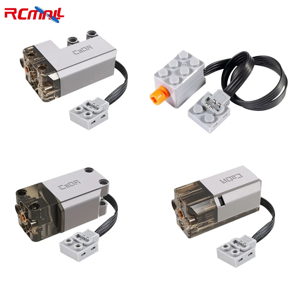 MOC funkcja zasilania techniczne klocki Pro M/L silnik serwomotor PF 2x3 mikrosilnik kompatybilny z Legoeds 43362c01 2986
