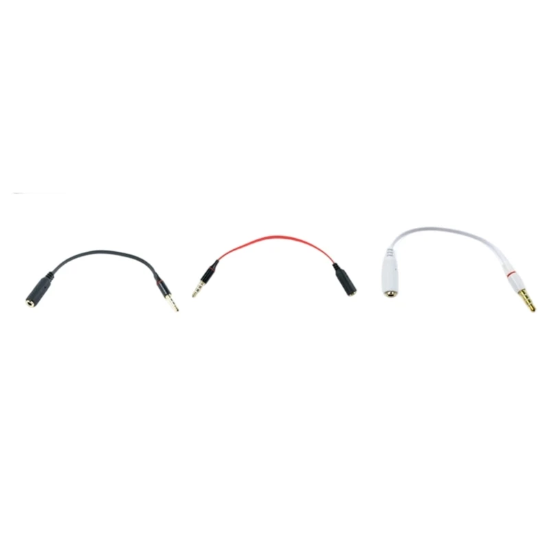  3.5mm Stereo Cable Male Port to 3.5mm Female Port CTIA to OMTP Headphones Extend Line Wire Headphones Transmission Cable