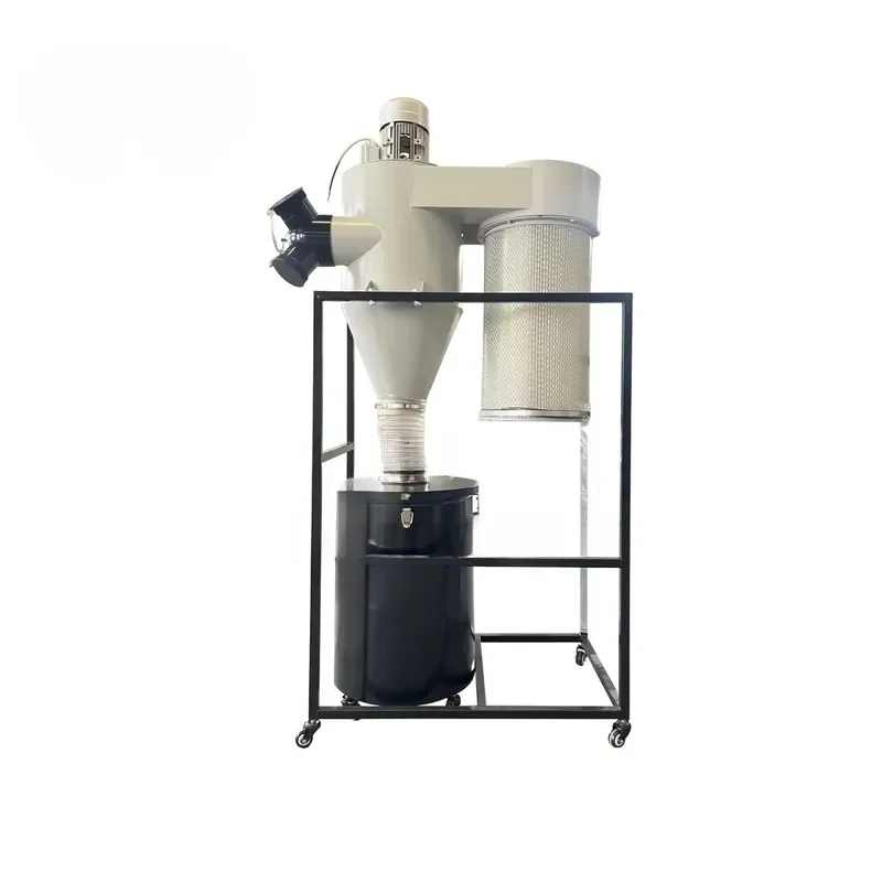 Portable 750W Industrial Cyclone Separator Dust Collector Vacuum Cleaner Pump for Woodworking Construction Bag