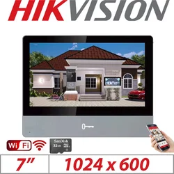 Hikvision Wifi POE IP Indoor Station Video Intercom 7inch DS-KH8350-WTE1 DS-KH6320-WTE1 10inch DS-KH8520-WTE1 indoor monitor