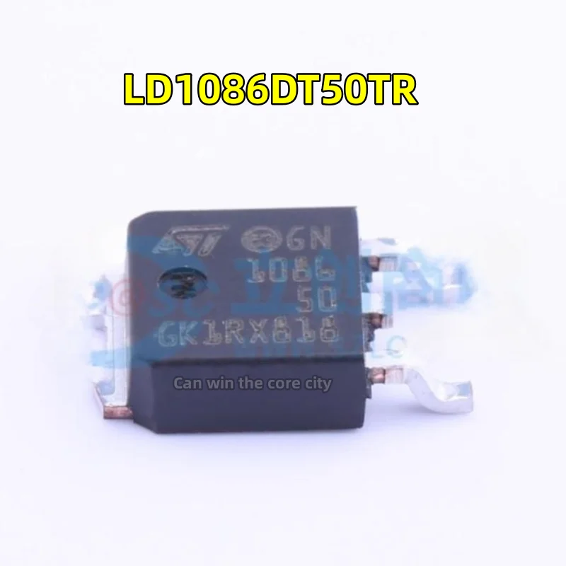 

10 pieces LD1086DT50TR 1086 Package TO-252-3 fixed voltage regulator, LDO, 8V to 30V