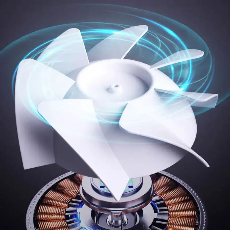 Ventilador elétrico multifuncional, circulador de 100 velocidades, sem fio, portátil, silencioso, para casa, mesa, parede, teto, refrigerador de ar