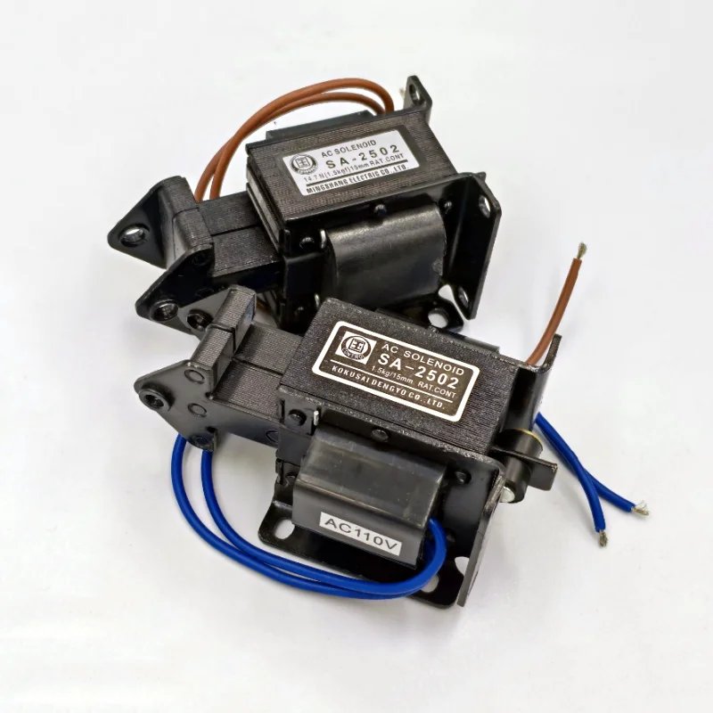 1PC SA-2502 Lift 1.5kg Stroke 15mm AC110V/AC 220V/AC24V,AC Tractive Solenoid Electromagnet