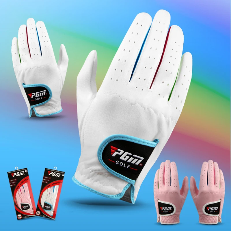 Children Golf Gloves Soft Comfortable Non Slip Breathable Glove Outdoor Mitts Soft Comfortable Non Slip Breathable For Golf