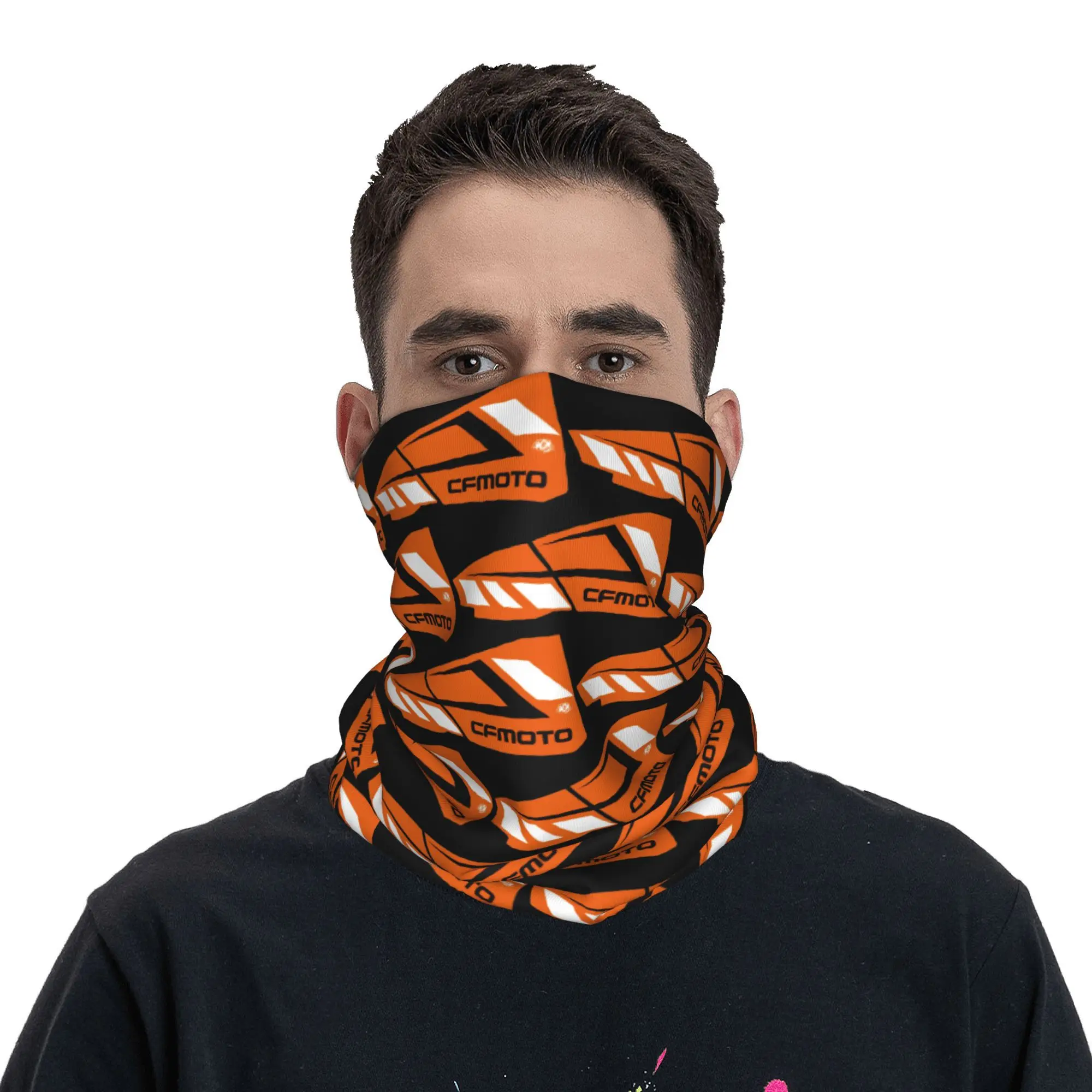 Bouclier facial UV personnalisé pour hommes et femmes, écharpe bandana d'hiver pour la randonnée, gants de cou de moto