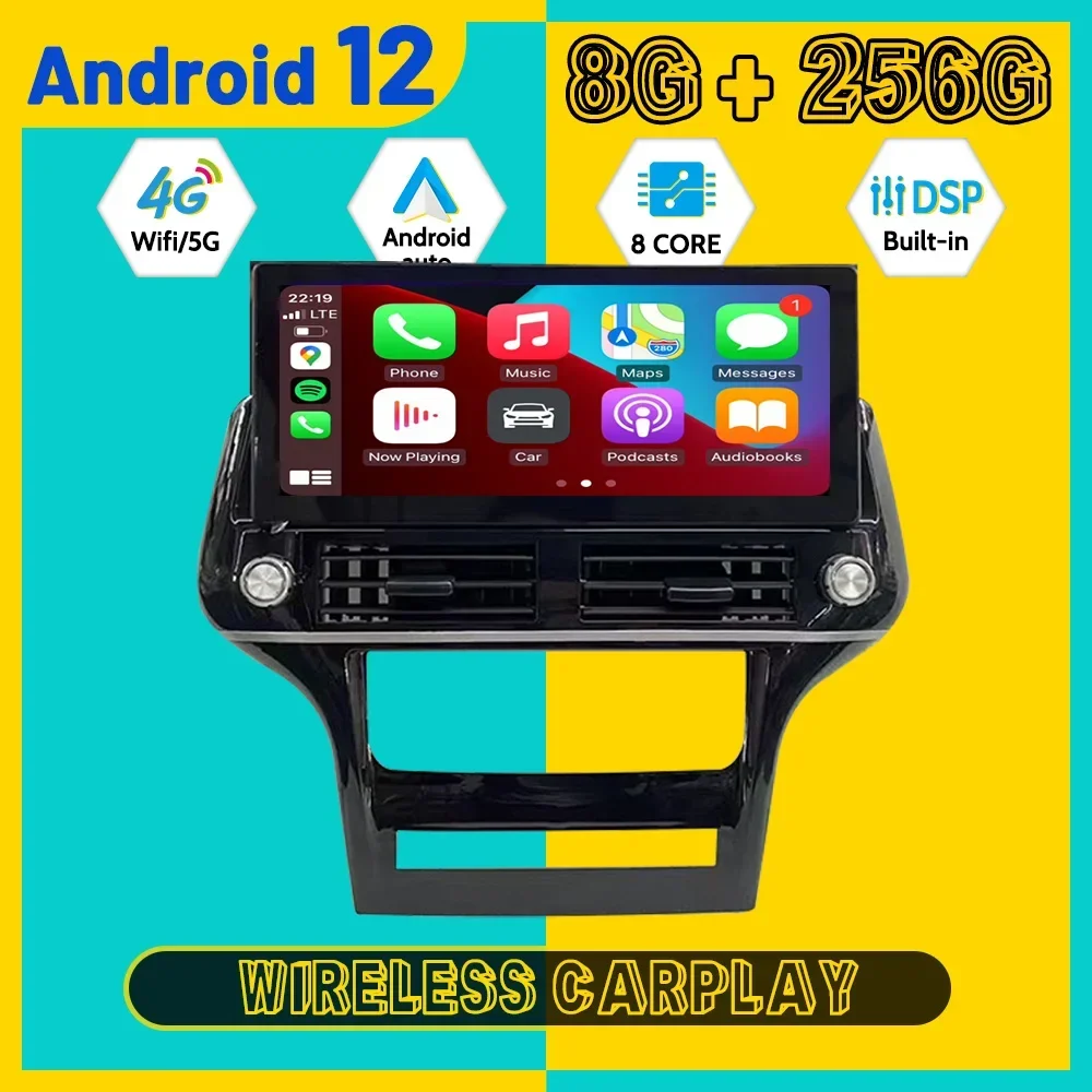 12.3''Navigation 8 core Carplay For  Jeep Grand Cherokee 2011-2017 Multimedia Player Android12 Auto GPS Navi Wireless Head