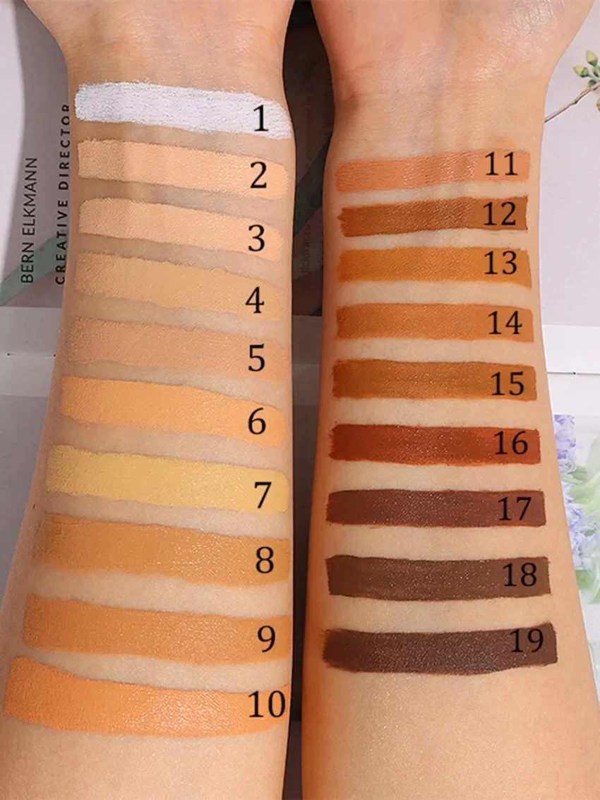 Logotipo personalizado 4-Color Concealer Cream Plate, duradouro, hidratante natural, bronzeador de umidade, maquiagem de marca própria, vegano, atacado