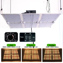 2022 Quantum Tech Crescer Luz LED Board Full Spectrum 3000K 5000K Samsung LM301H Para Plantas de Interior Crescimento Com VEG/Interruptor Flor