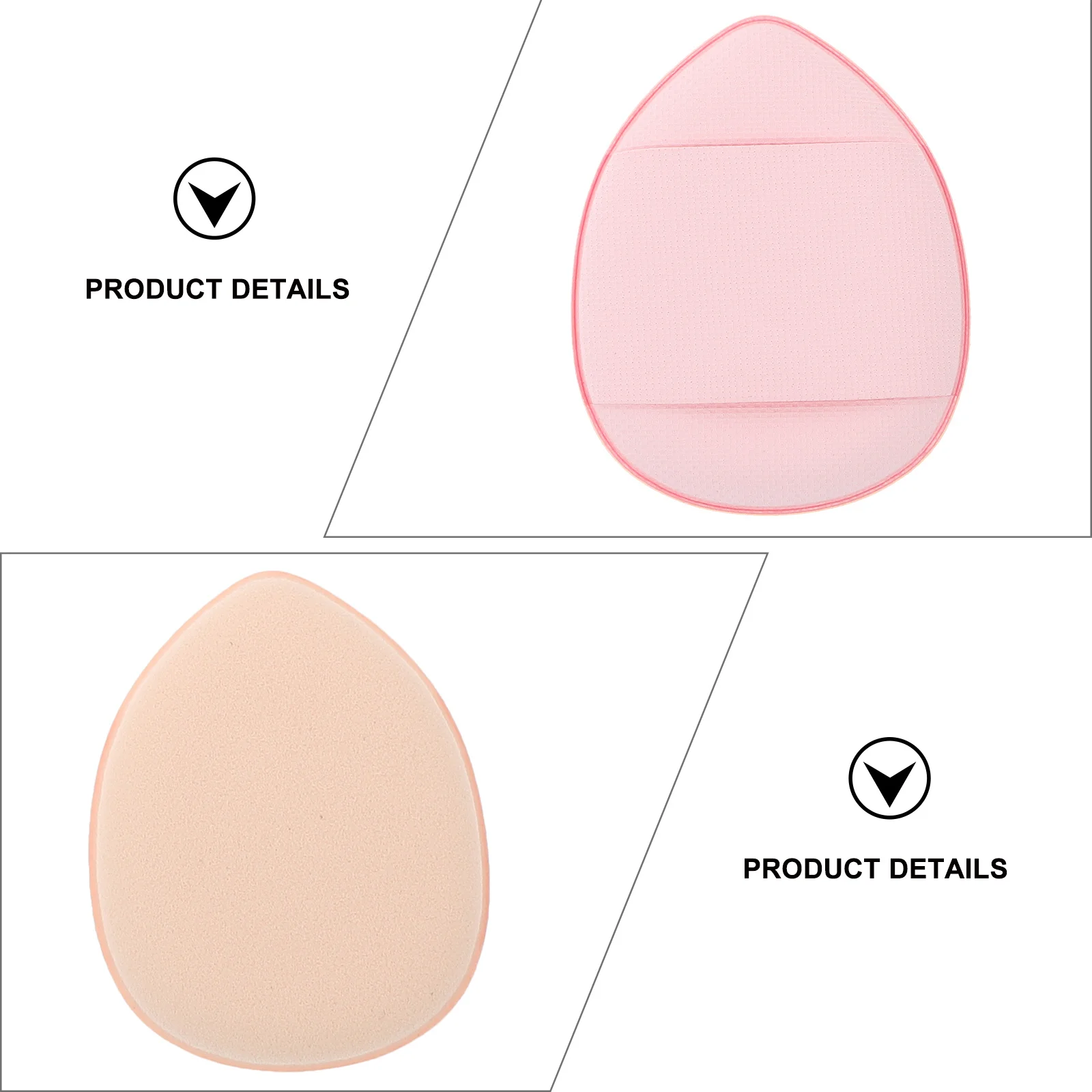 1 conjunto de tamanho de dedo mini maquiagem prático lavável almofada para pó facial solto pó puff fundação creme