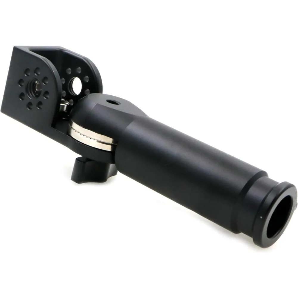 

Alvins Multifunctional Tripod Mount adapter with 3/8“ and 1/4” mounting Cube, 180 adjustable, suitable for cameras, monitors