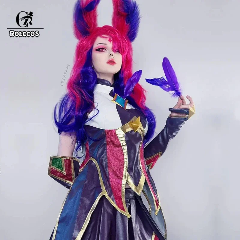 

CosplayROLECOS Game Star Guardian Xayah Cosplay Costume Xayah Costume Carnival Party Women Dress Uniform Halloween Outfit Fulls