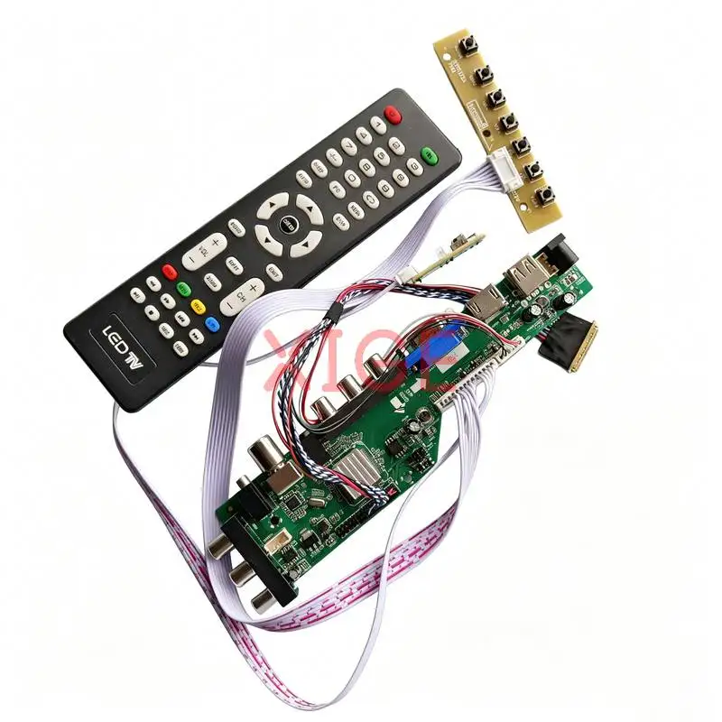 

Drive Board Fit B116XW03 B116XW01 B116XW02 CLAA116WA03 1366*768 LVDS-40 Pin Laptop Monitor 1366x768 DVB/USB/AV/VGA/HDMI DIY Kit