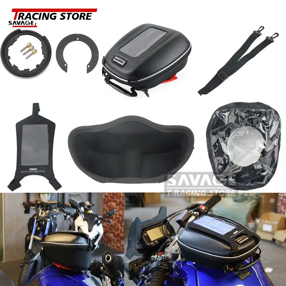 Fuel Tank Bag Luggage For YAMAHA MT-03 MT-09 XJ6 TDM 900 XJR 1300 1200 Motorcycle Multi Function Waterproof Tanklock Bags MT-25