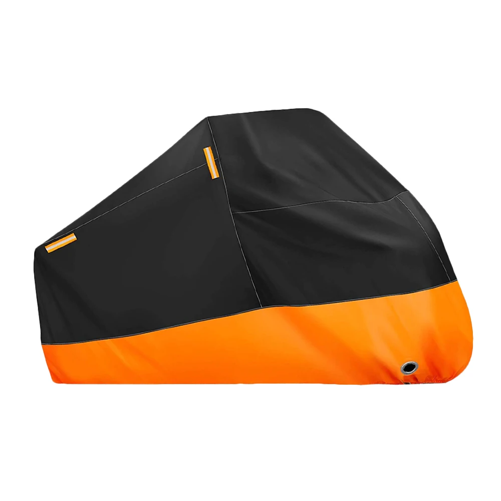 Cubierta naranja para motocicleta M L XXL, Protector UV Universal para exteriores, cubiertas para Scooter a prueba de lluvia y polvo, impermeables