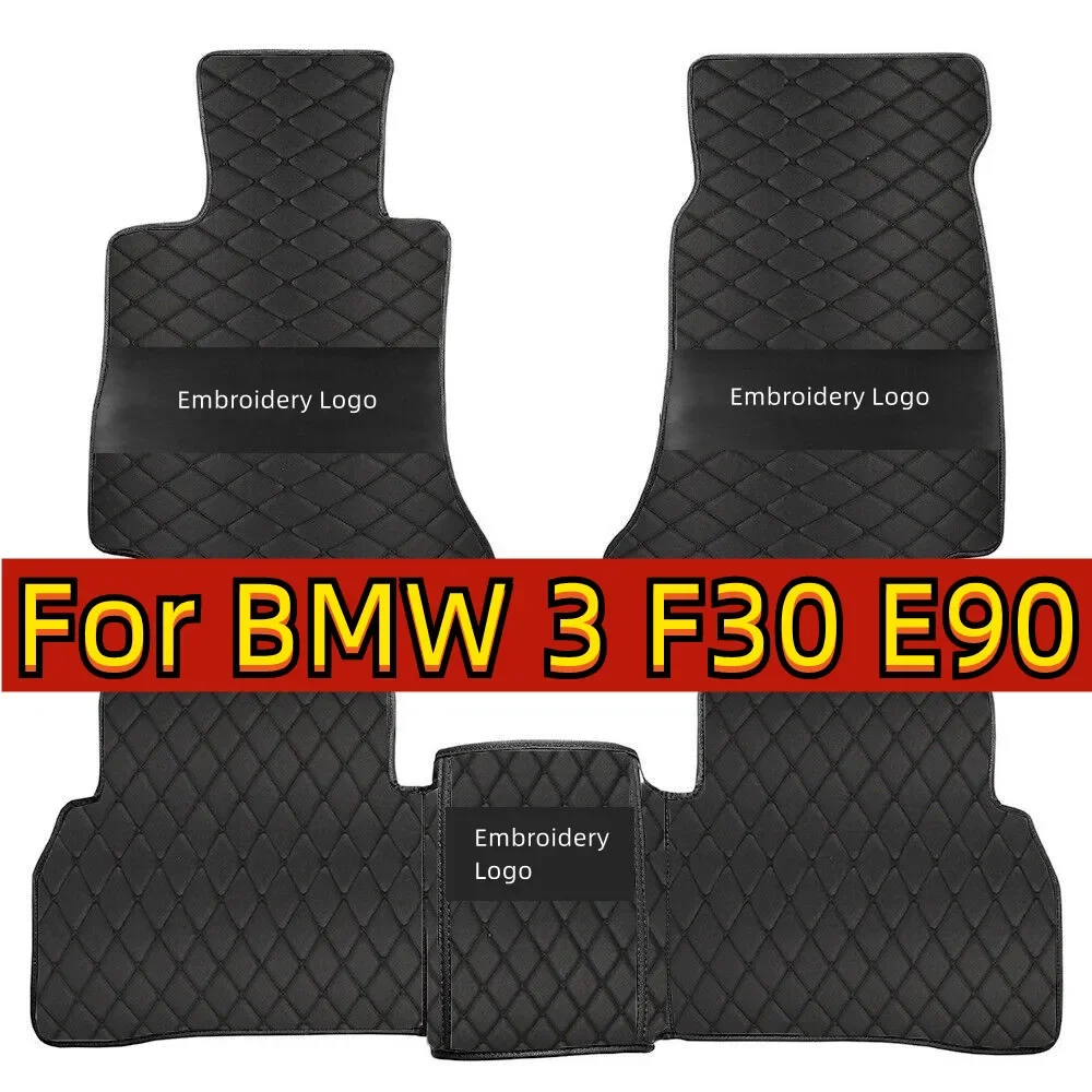 Car Floor Mats For BMW 3 F30 E90 330i 335i 320i Five Doors 2008 2009 2010 2011 2012 Foot Pads Carpet Cover Interior Accessories