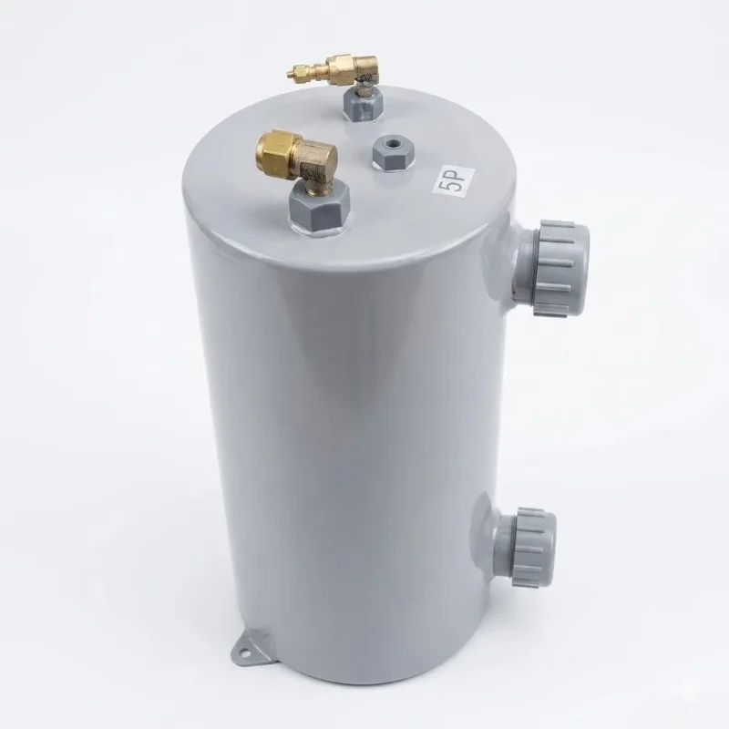 5HP Titanium Tube Evaporator Titanium Gun Seafood Aquarium Fish Pond Chiller Cooling Radiator Pure Titanium Heat Exchanger