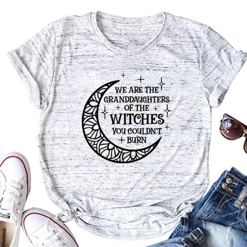 

The Witches Shirt Witch Tshirt Women Kawaii Clothes Halloween Shirts Aesthetic Clothing Vintage