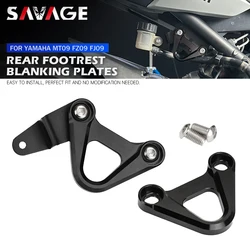 For YAMAHA MT09/SP/Tracer FZ09 2014-2020 Rear Footrest Foot Peg Blanking Plate MT-09 Motorcycle Delete Pedal Racing Hook MT-09