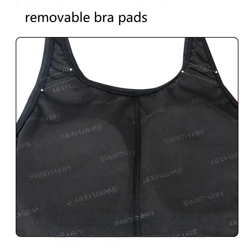 Women Professional Trainning Swimwear Competition Knee Length Waterproof Chlorine Resistant Female Sharkskin Swimsuit