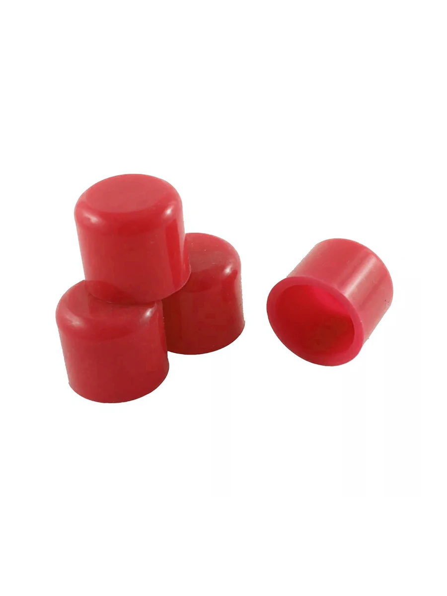 Red Silicone Blanking Cap Intake Vacuum Hose End Bung Plug Silicone 10pcs 4mm / 6mm / 8mm / 10mm /12mm16mm/19mm /25mm/30mm/32mm